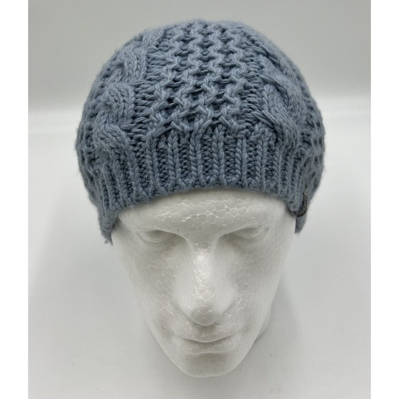 The North Face Knit Beanie One Size OS Ocean Blue Acrylic - Picture 2 of 5